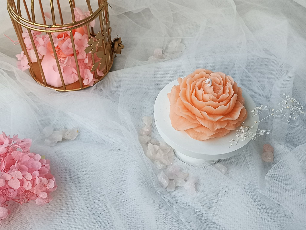 Peony Candle (set of two)